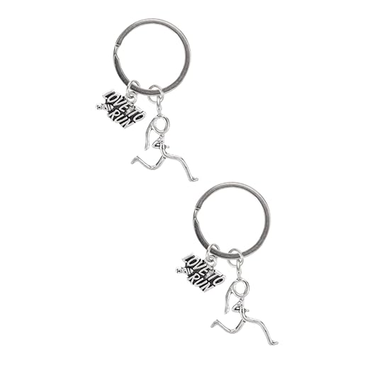 Amazon.co.jp: [LEDMOMO] 2個 ランニングキーホルダー ポーチ